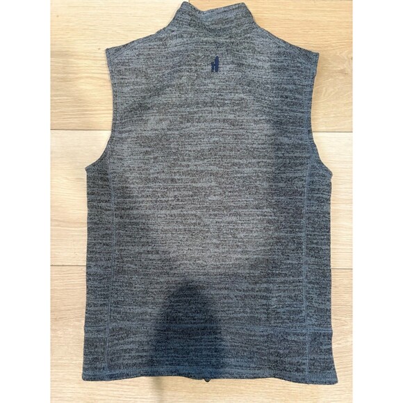 Johnnie-O Full Zip Vest BOYS Size 10 Quarry Heathered Grey Blue Liner - Picture 13 of 13